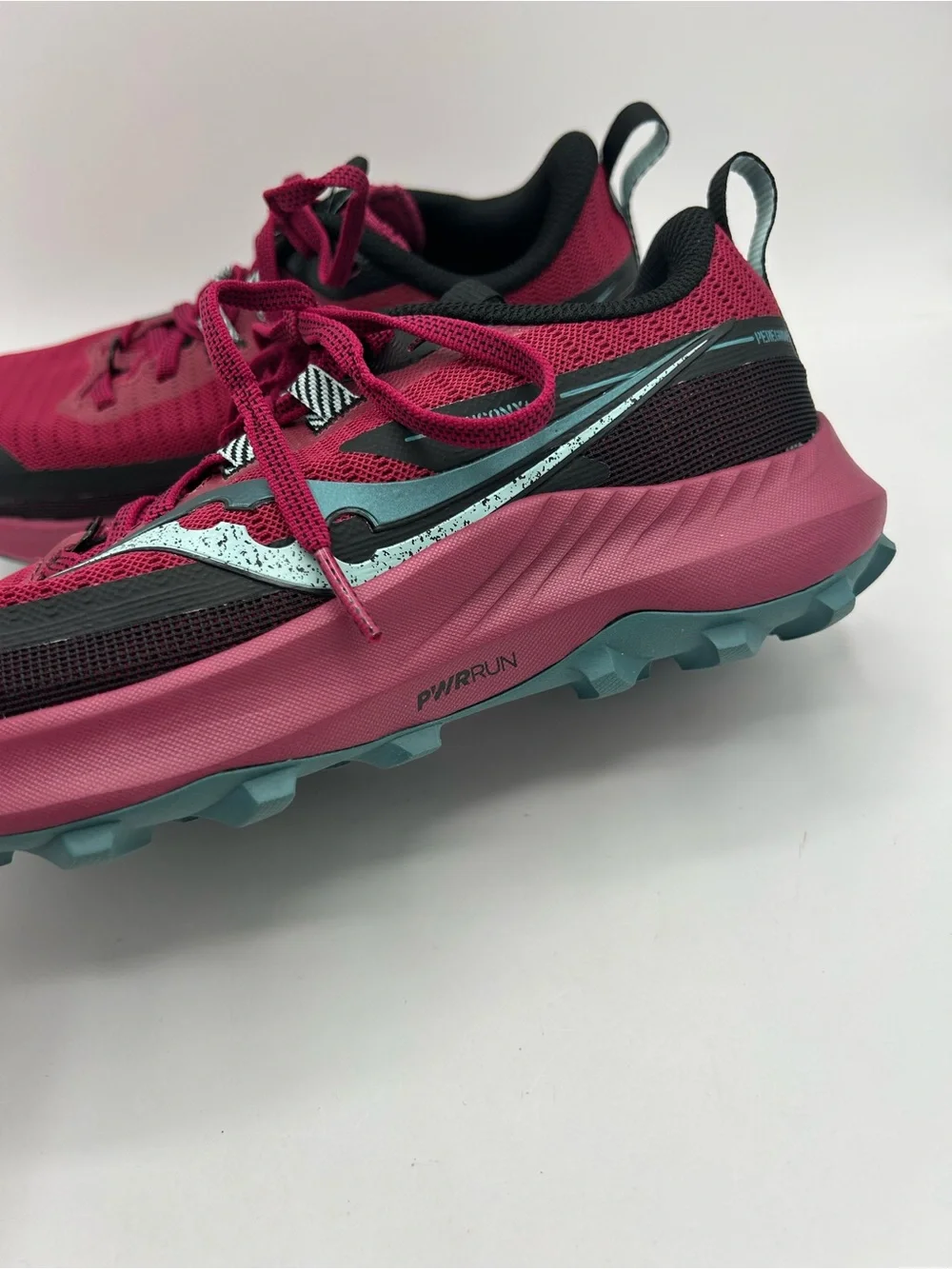 Saucony Trail S10838-16 Peregrine 13 Berry Red Trail Running Shoes Women's 7